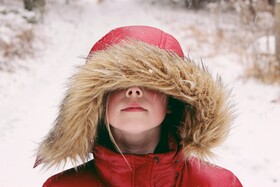 Child in winter coat